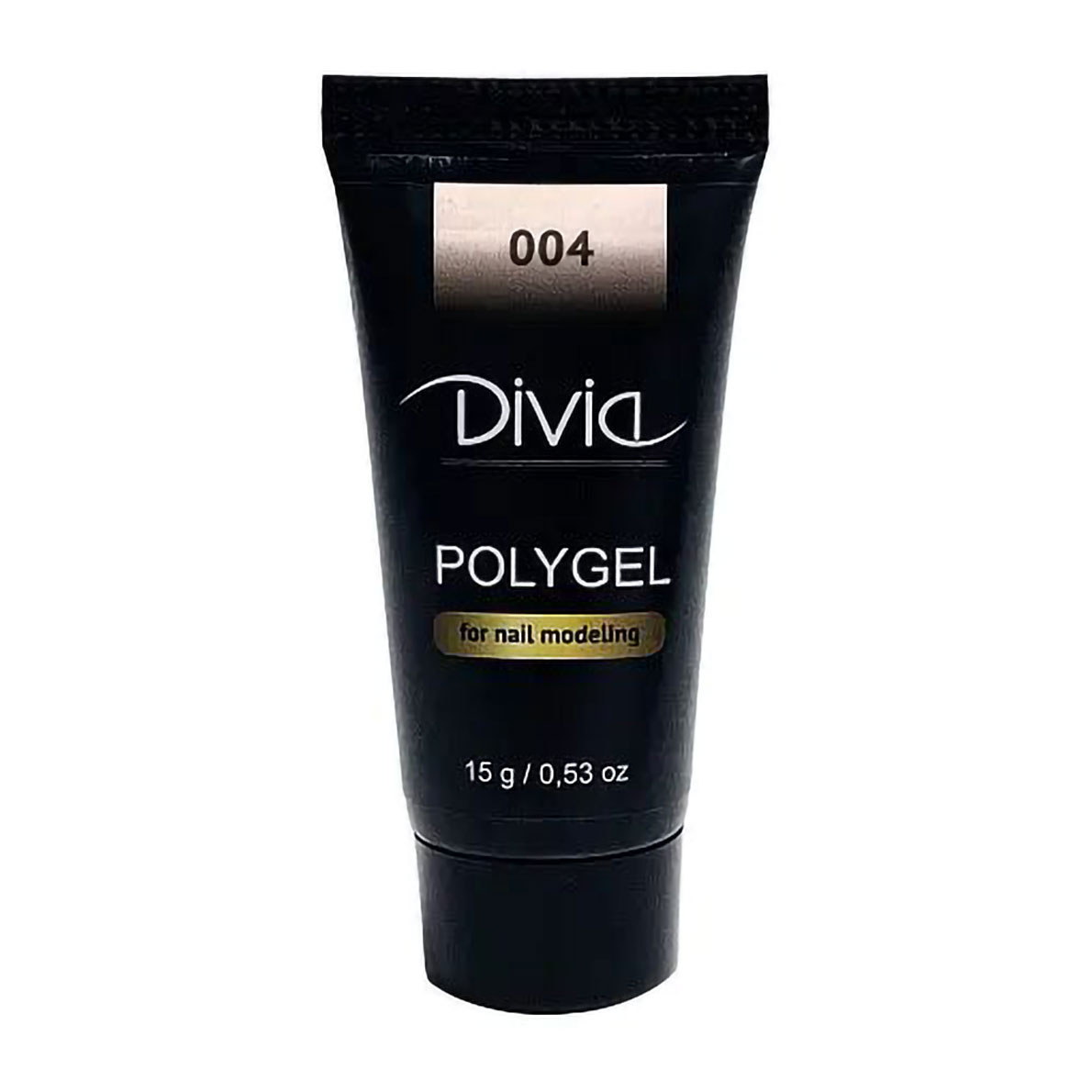 Уцінка! Полігель для нарощування нігтів Divia Polygel 004, 15 г